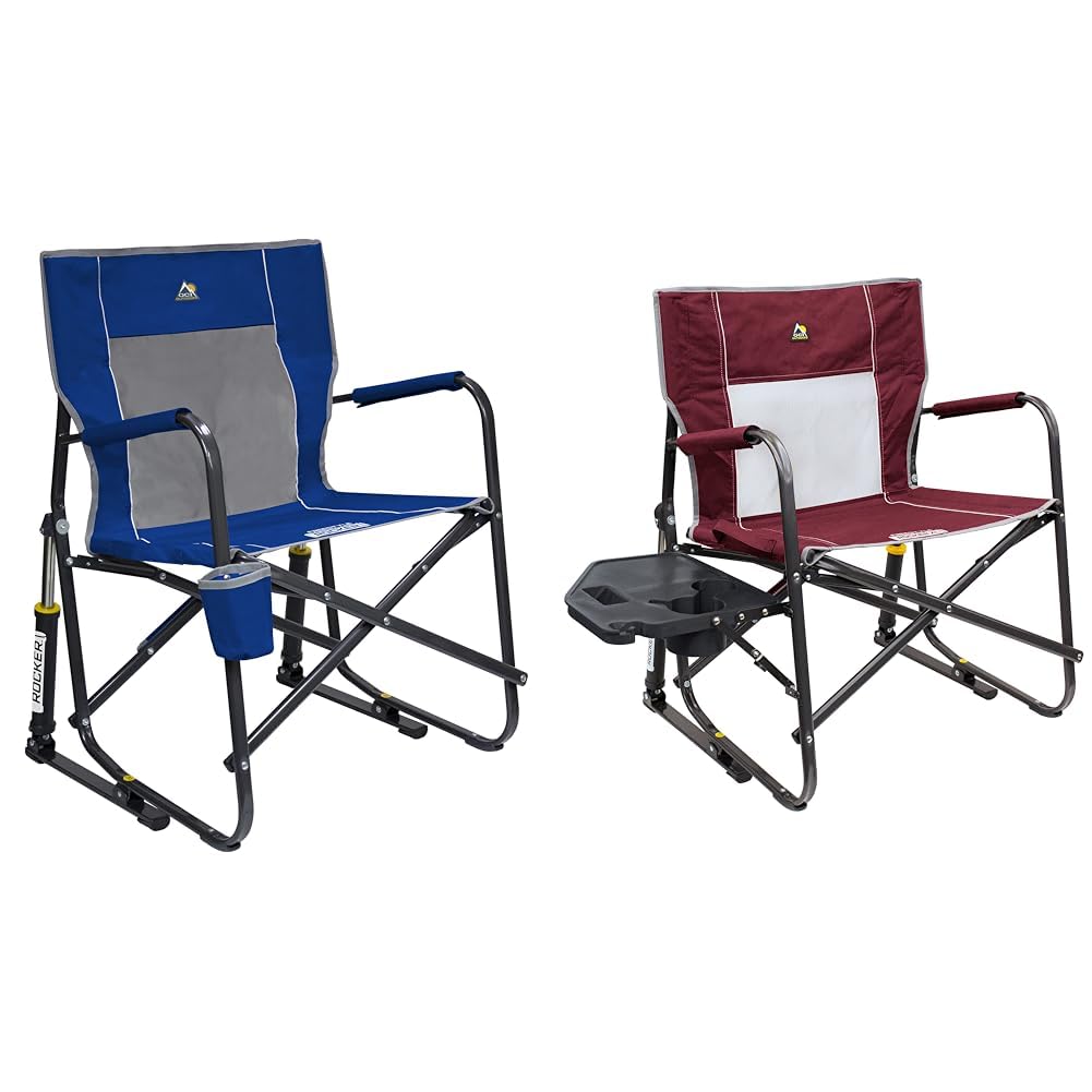 GCI OUTDOOR freestyle Rocker 折りたたみチェア Amazon.com : GCI Outdoor Freestyle Rocker XL with Side Table